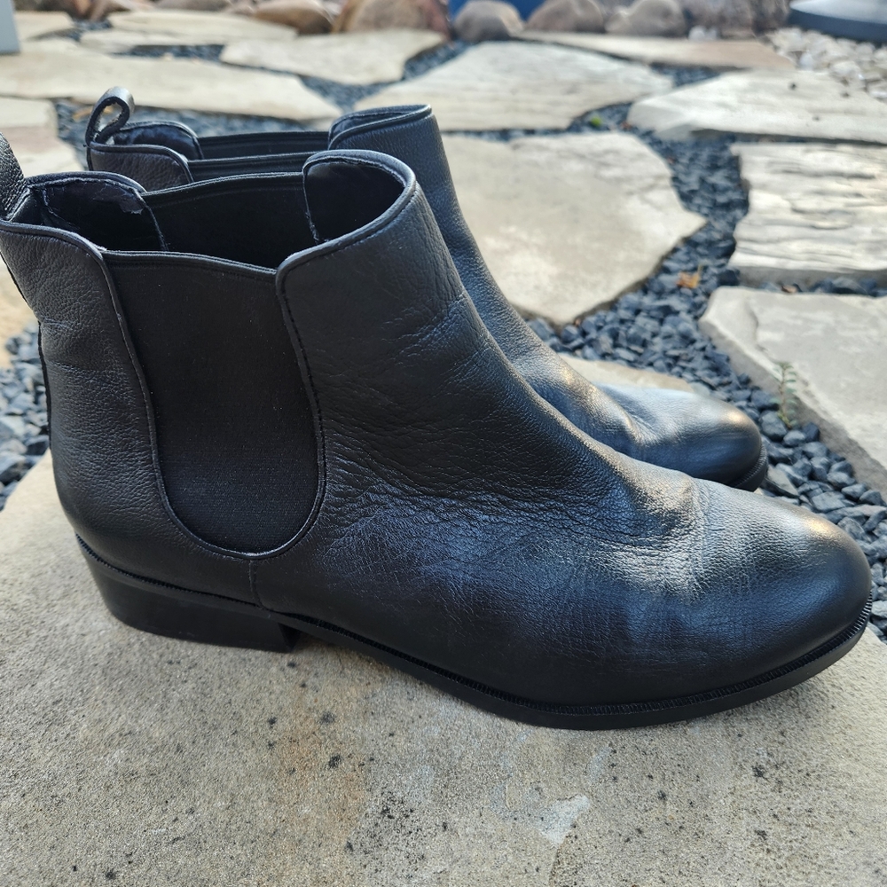 Cole Haan - Womens Black Leather Landscape Bootie